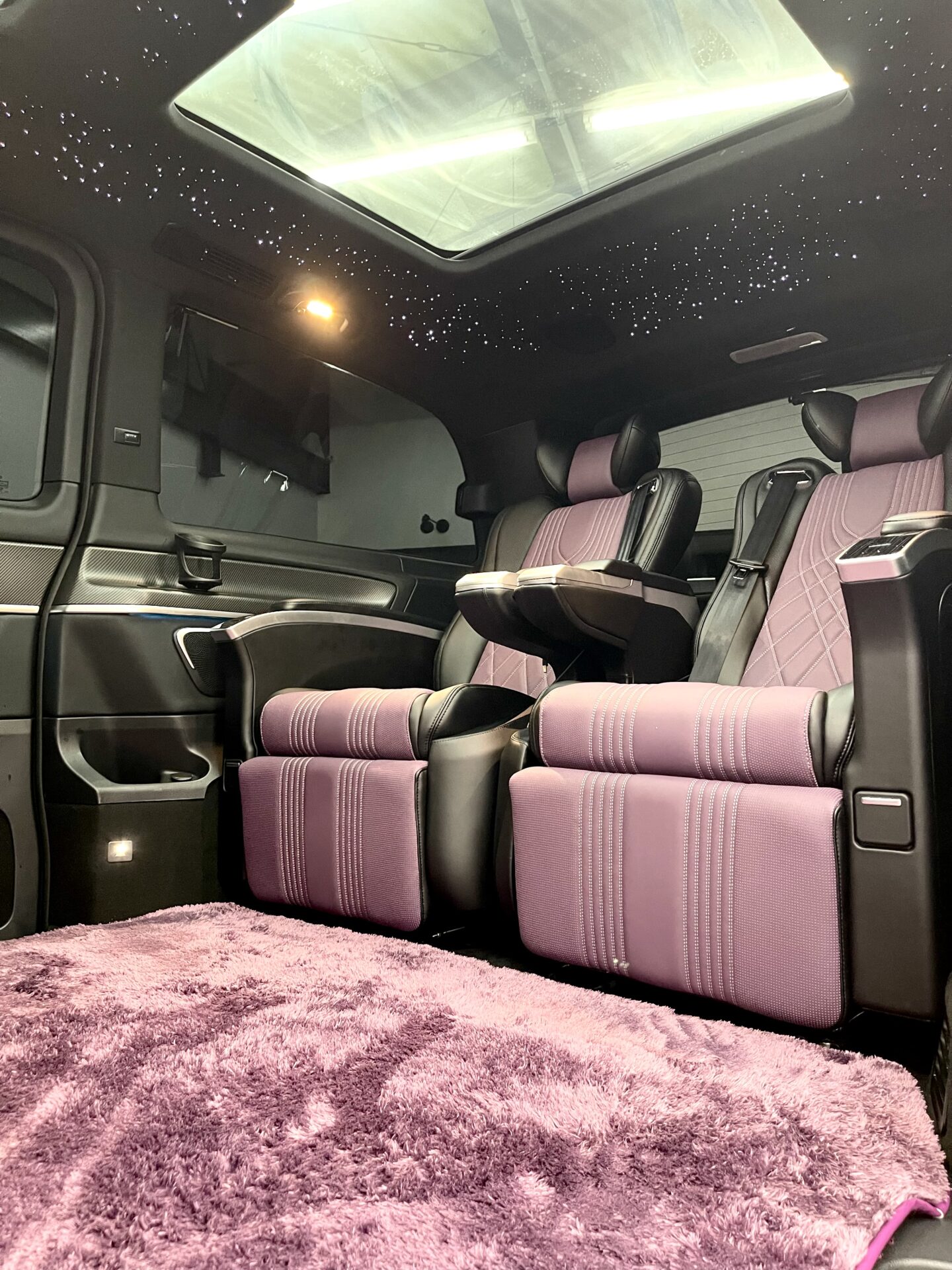 車内でプラネタリウム