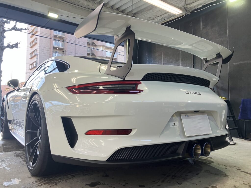 ポルシェ,GT3RS,GT3,991.2,パワークラフトマフラー,パワクラ